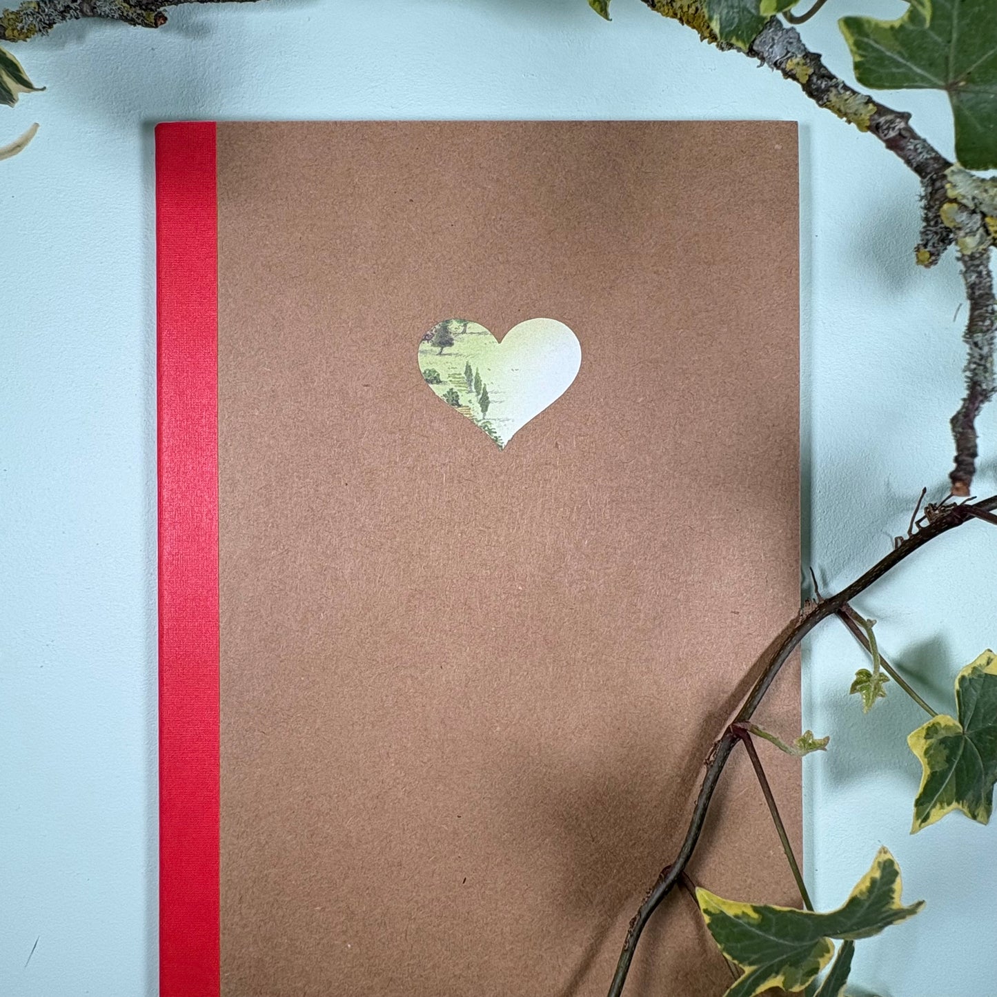 Love From Paul A5 Hand Finished Heart Notebook (Lined)