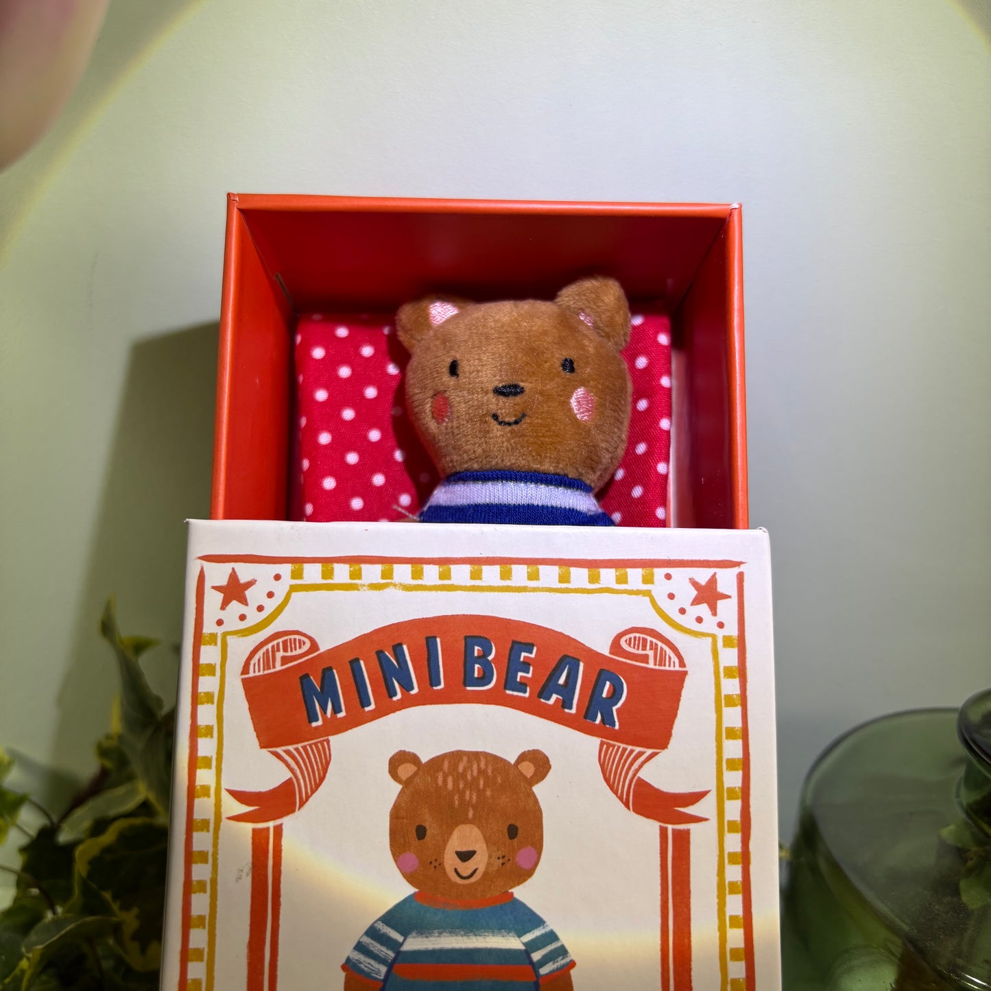 Mini Bear In A Box Soft Toy