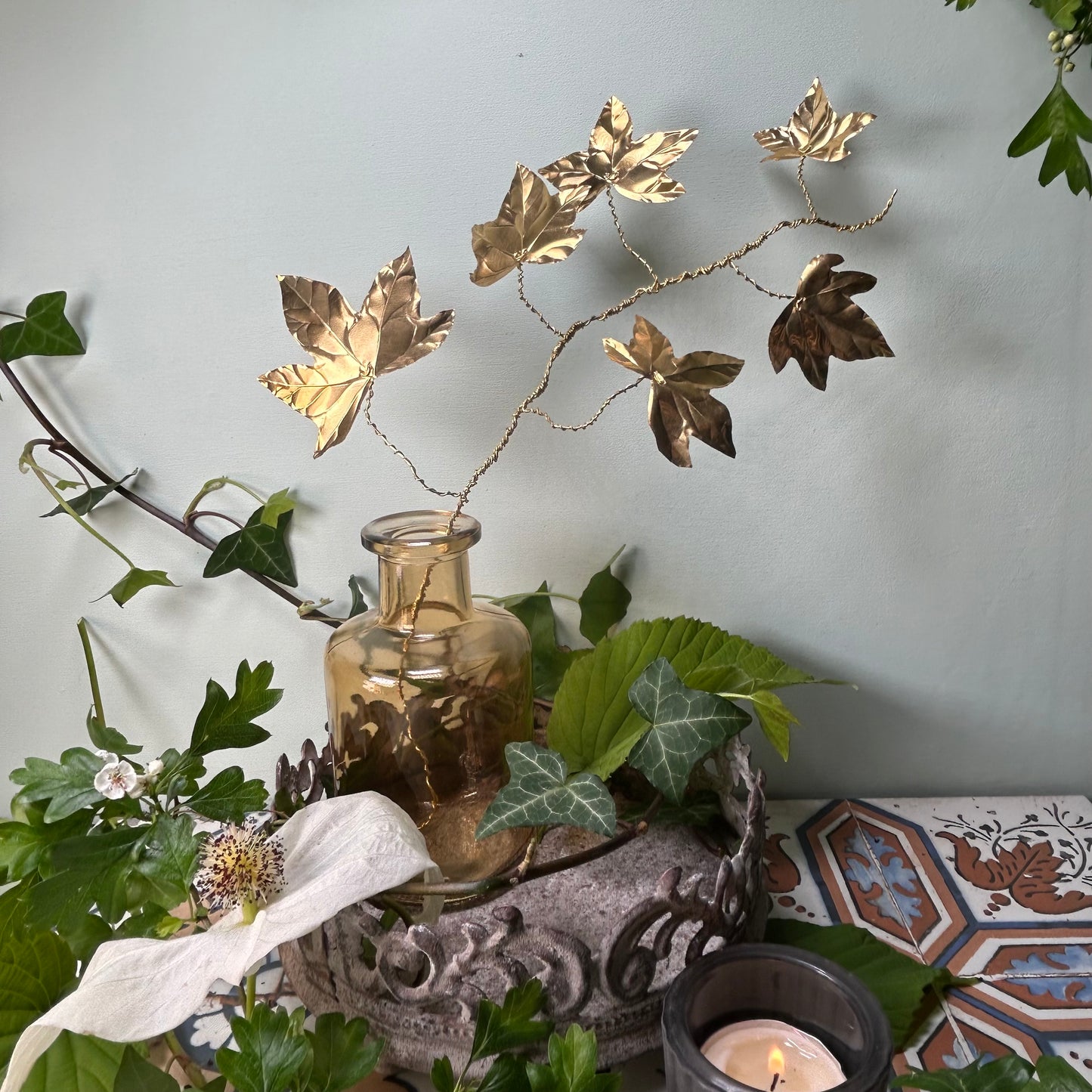 Ivy Branch Handmade Metal Botanic