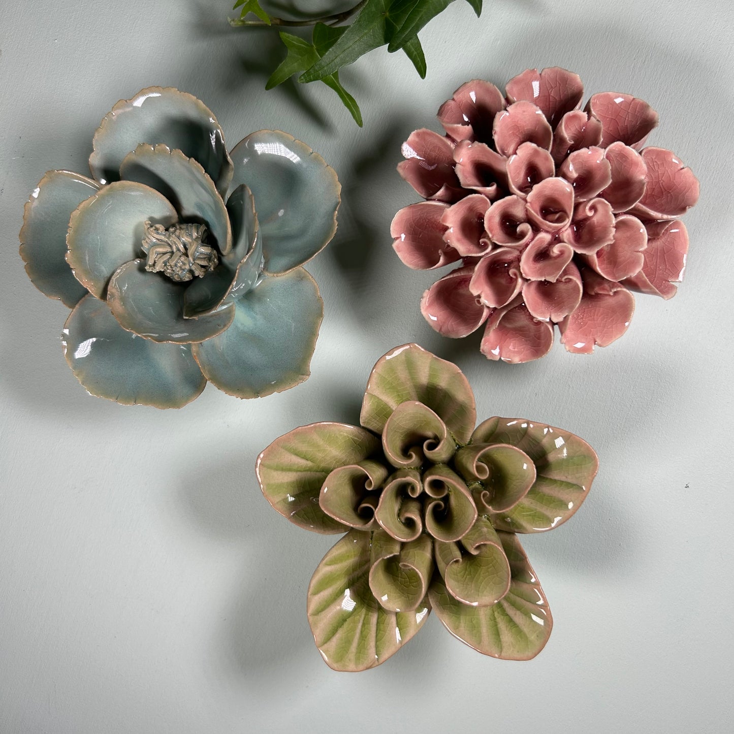 Ceramic Decorative Dark Green