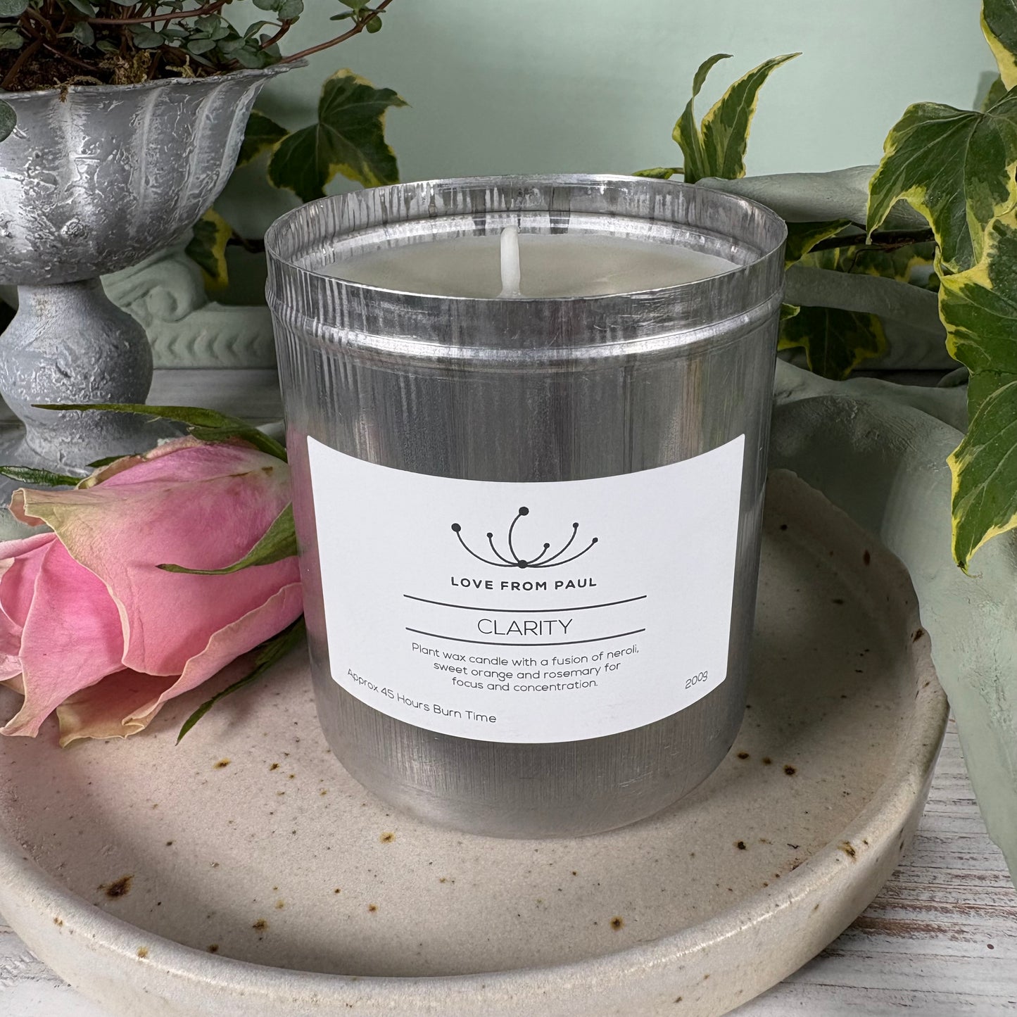 Clarity 200ml Tin Candle