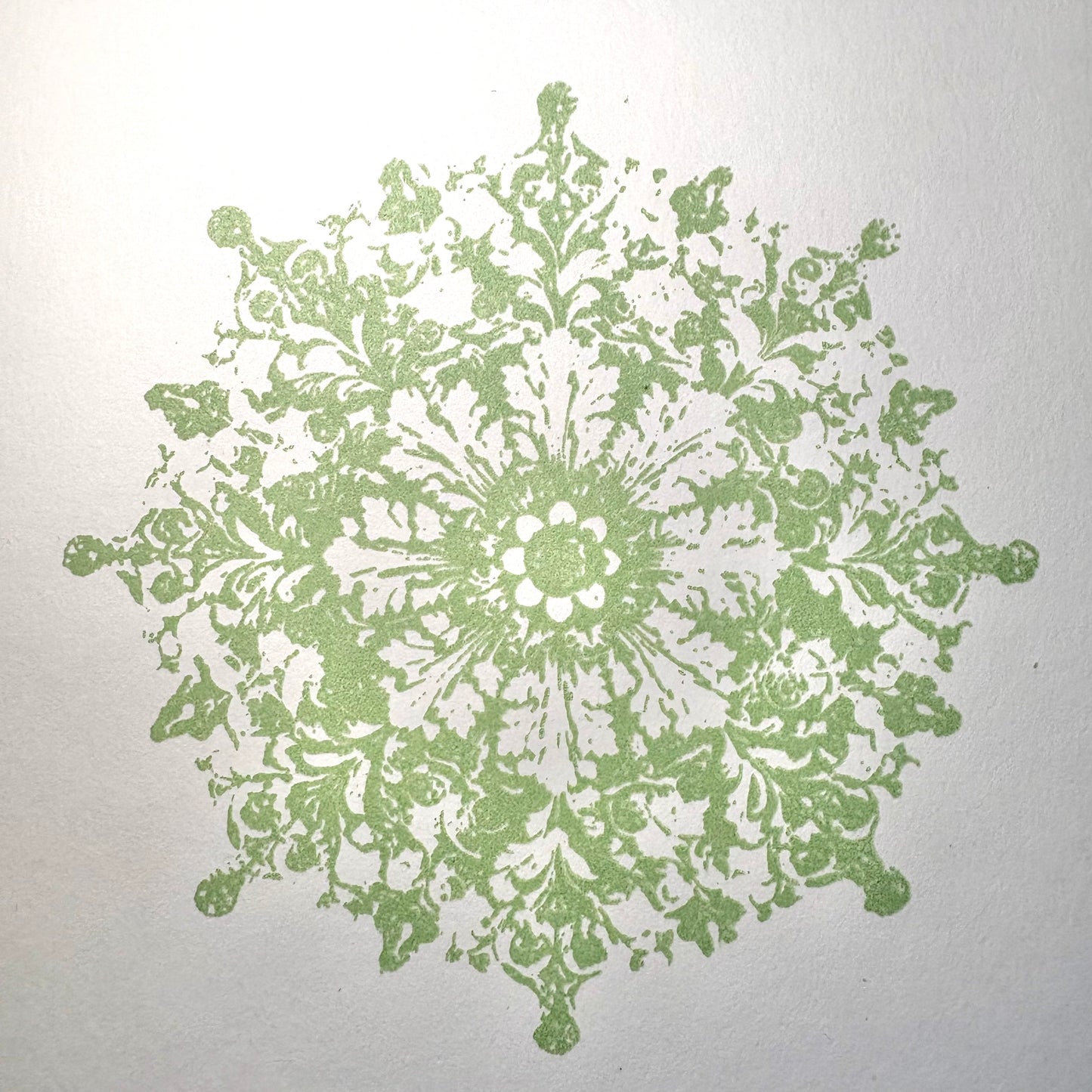 Osborne Rose A5 Screen Print - Fresh Green