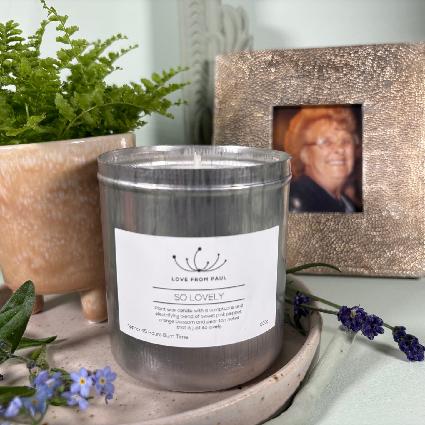 So Lovely 200ml Tin Candle