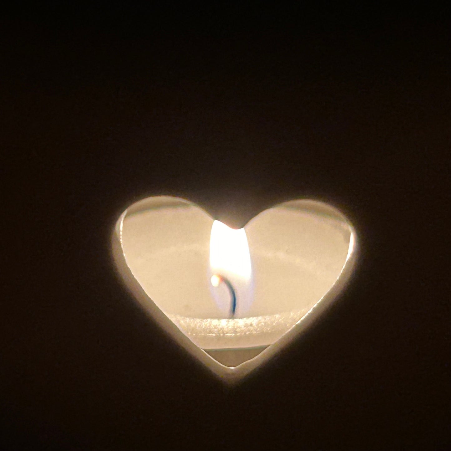 Single Heart Ceramic Tealight Holder