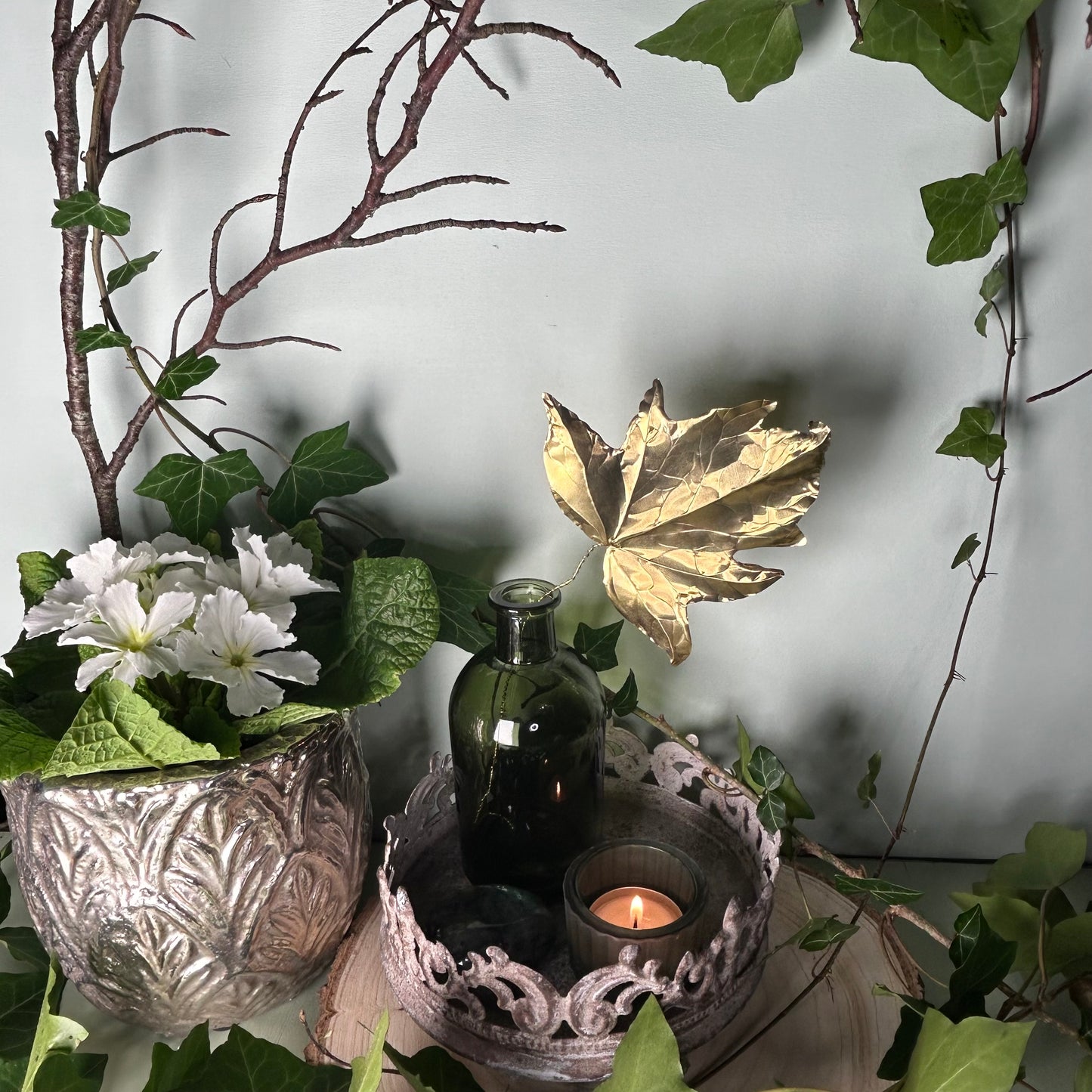 Ivy Leaf Metal Botanic