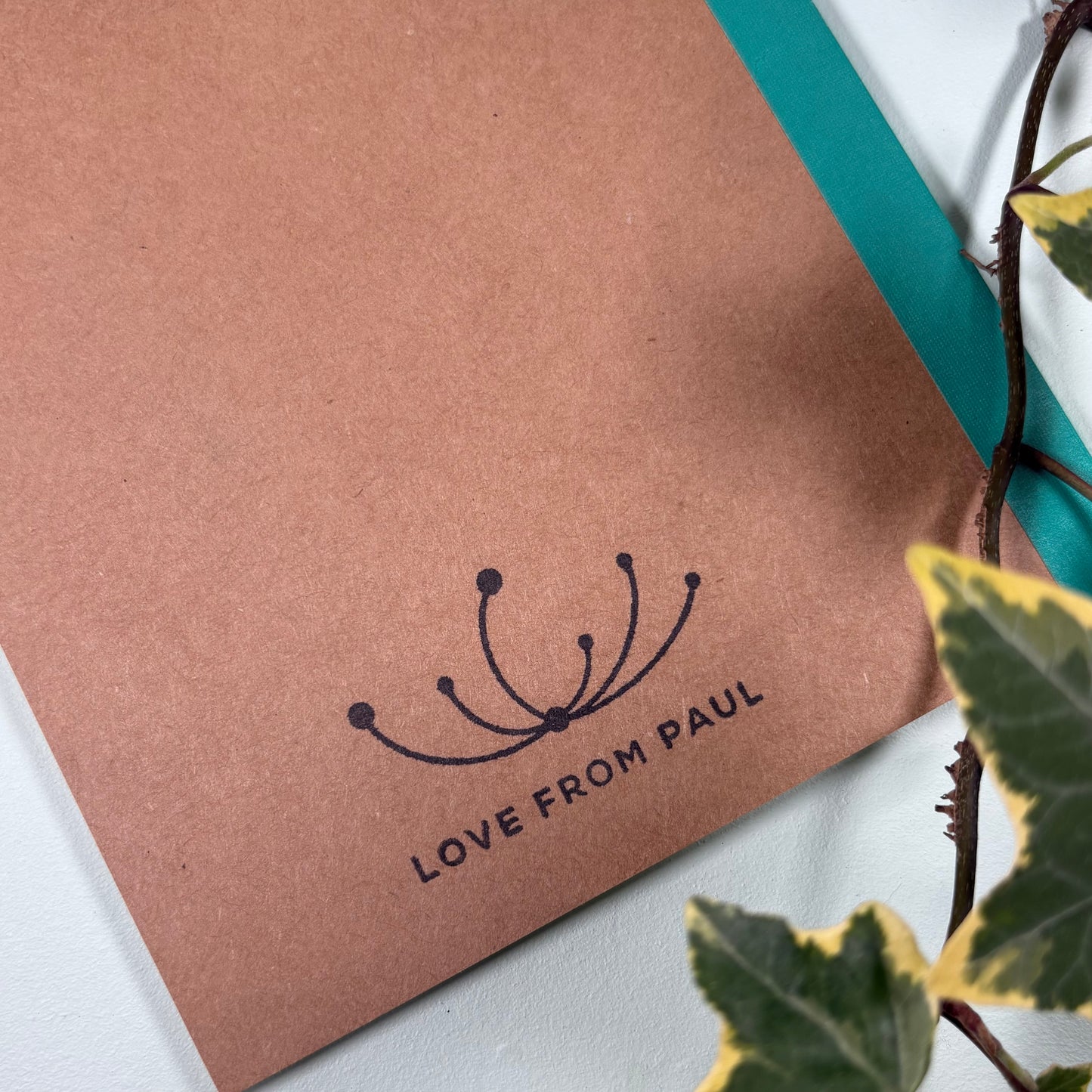 Love From Paul A5 Hand Finished Heart Notebook (Lined)