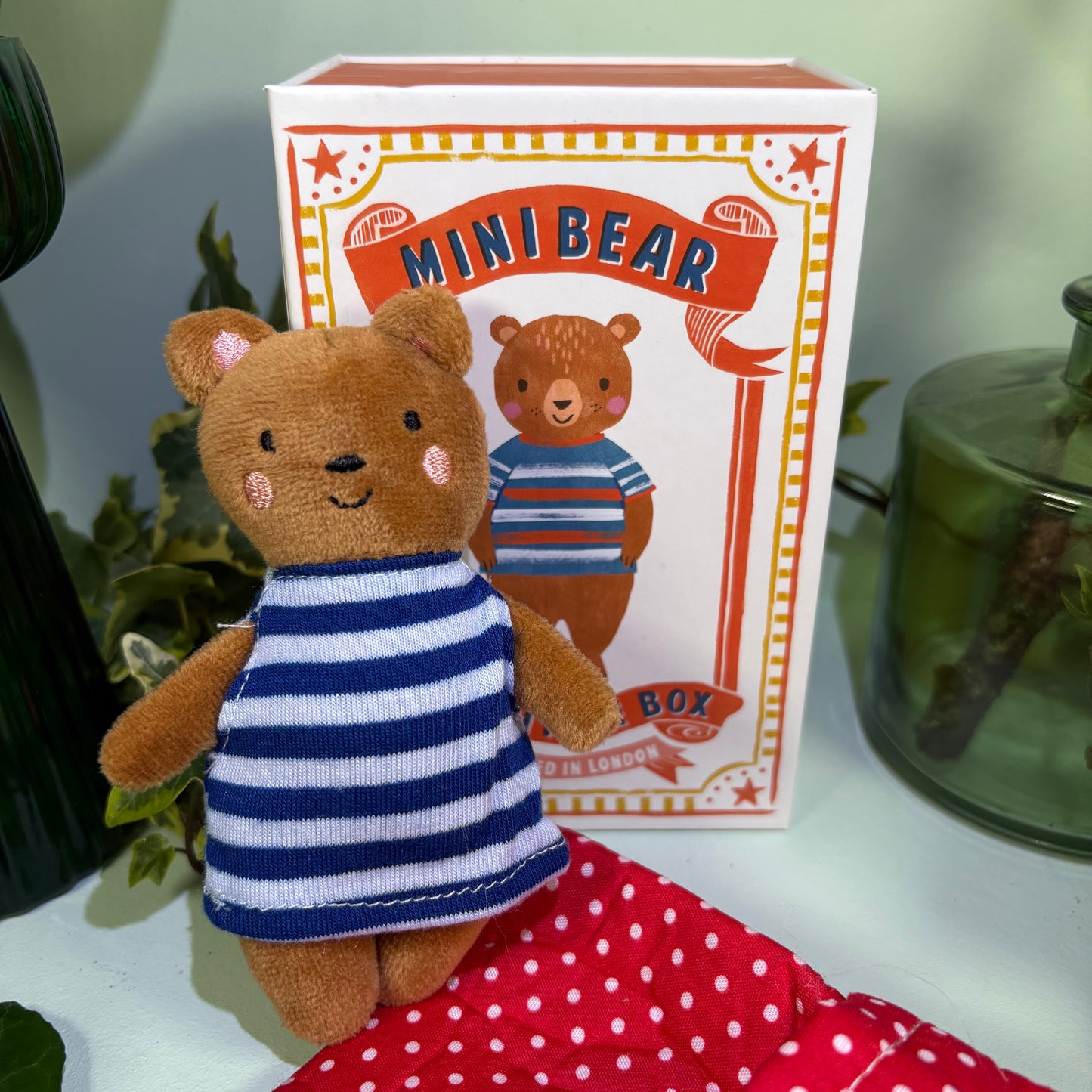 Mini Bear In A Box Soft Toy