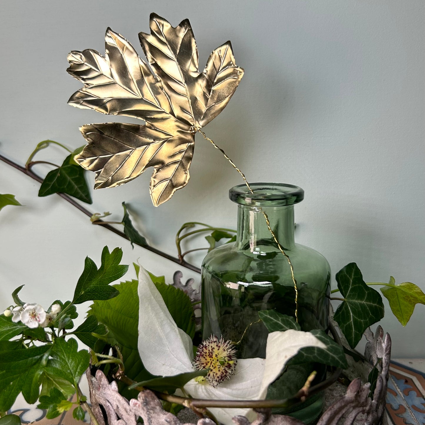 Field Maple Leaf Metal Botanic