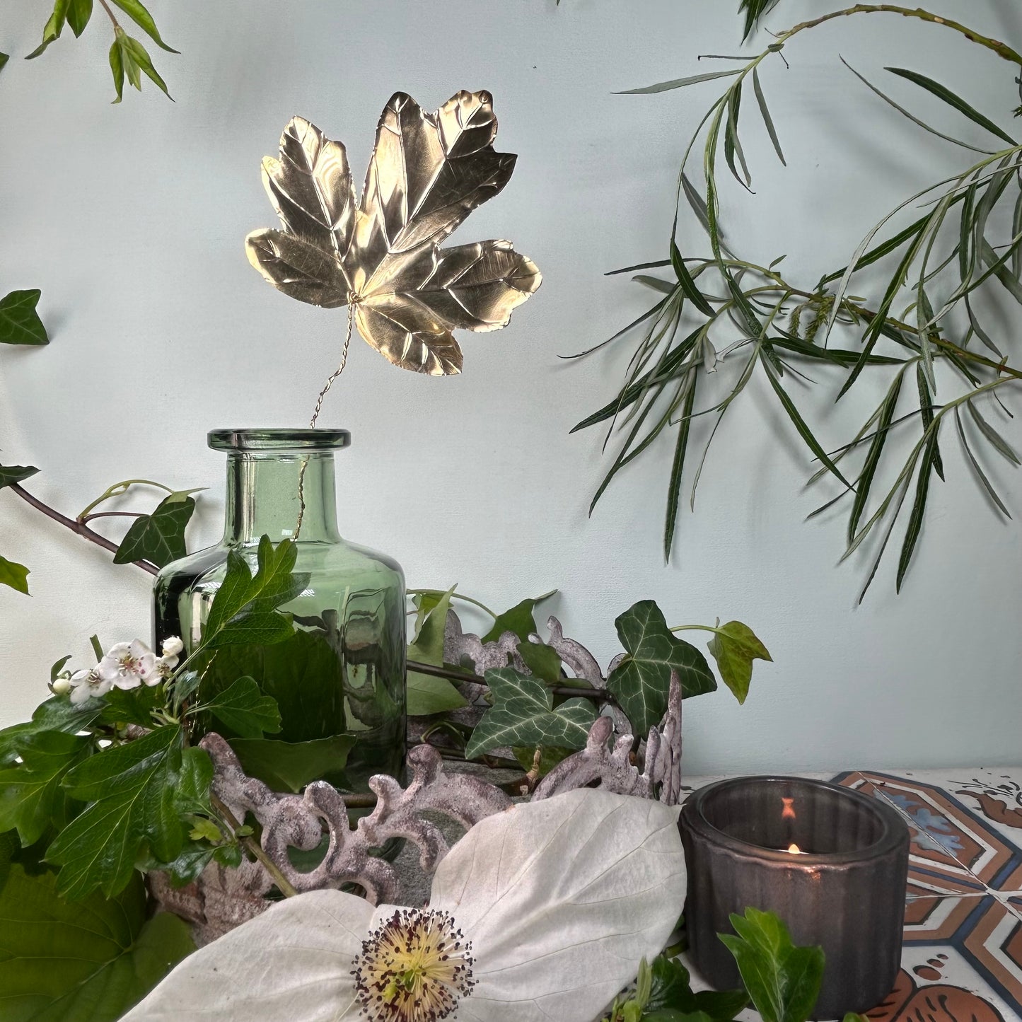 Field Maple Leaf Metal Botanic