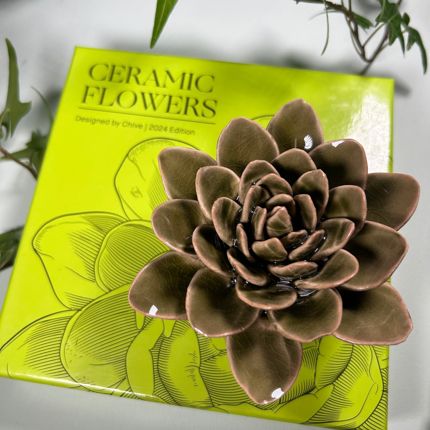 Ceramic Decorative Dark Green