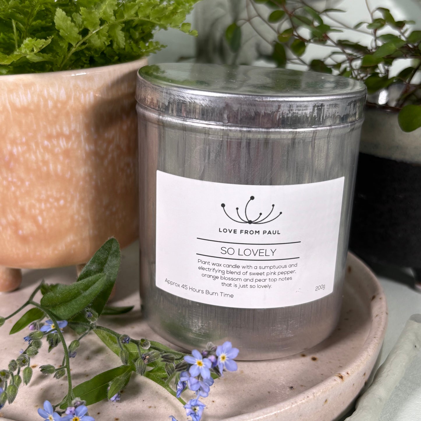 So Lovely 200ml Tin Candle