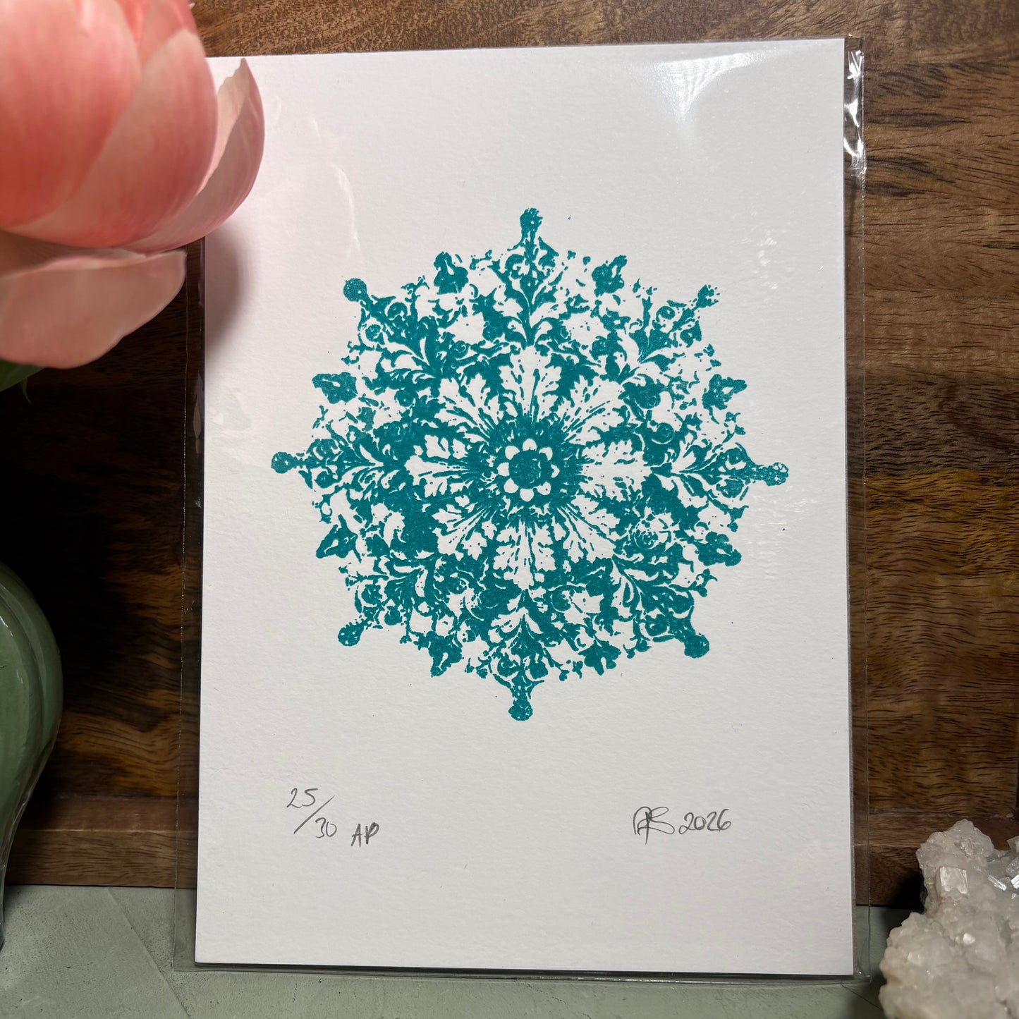 Osborne Rose A5 Screen Print - Mixed Colours (Unframed)