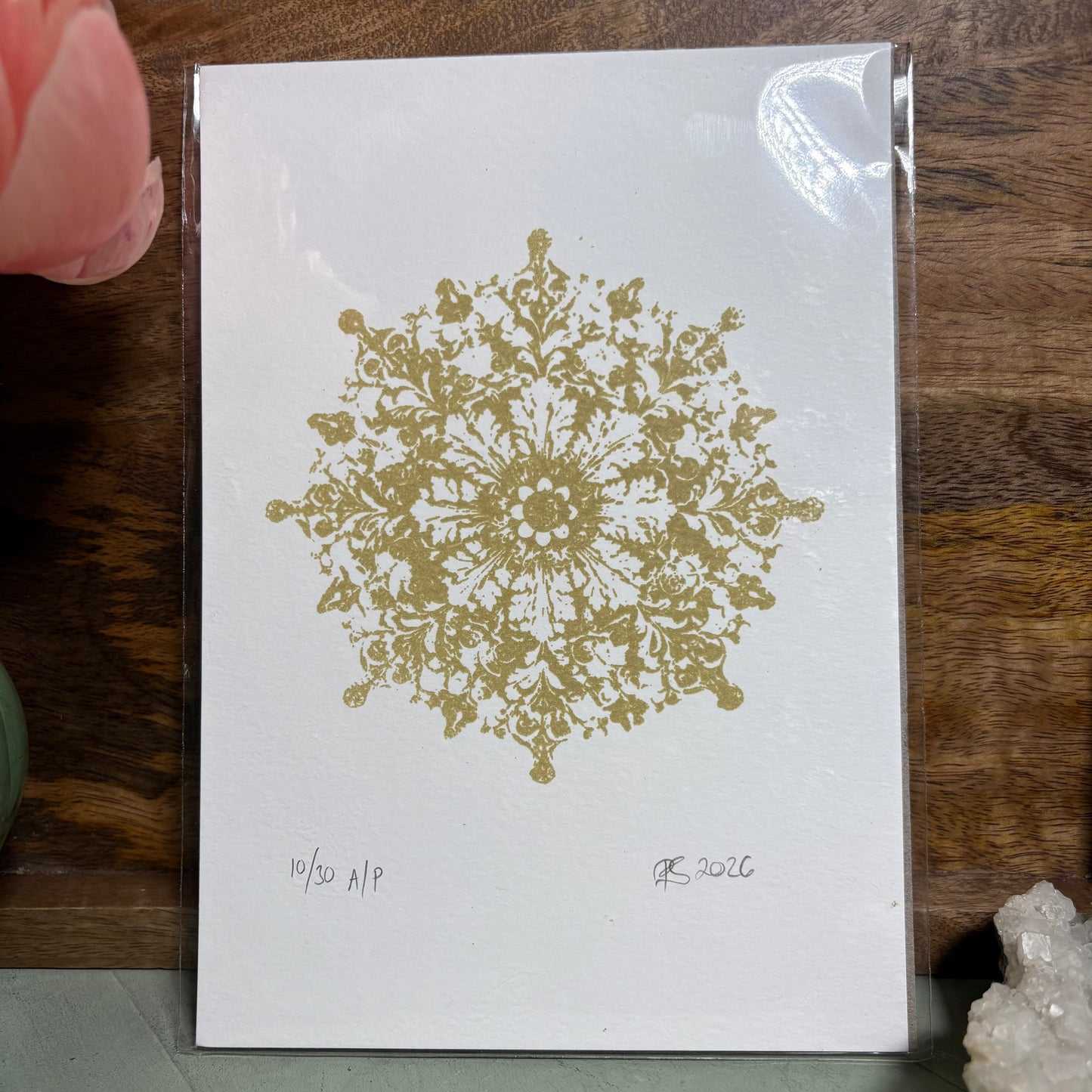Osborne Rose A5 Screen Print - Mixed Colours (Unframed)