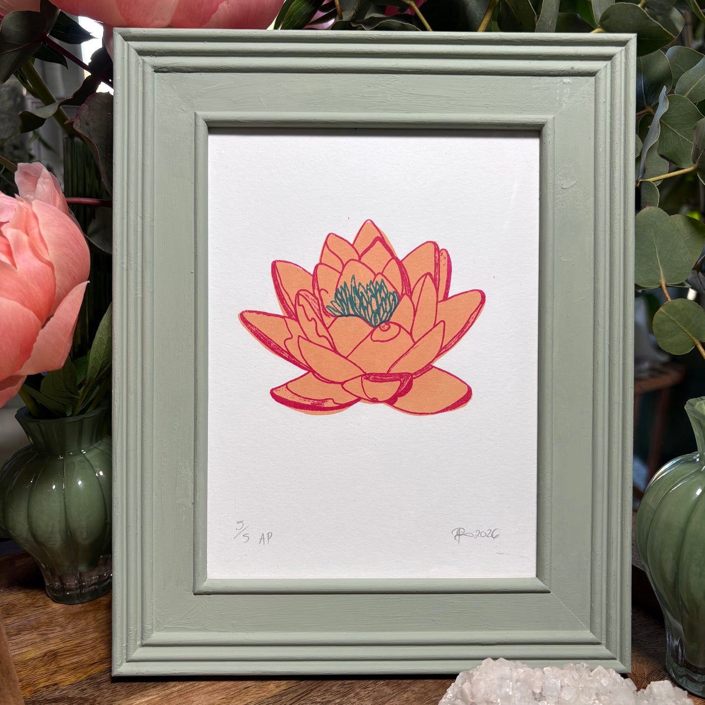 Waterlily Print A5 (Unframed)