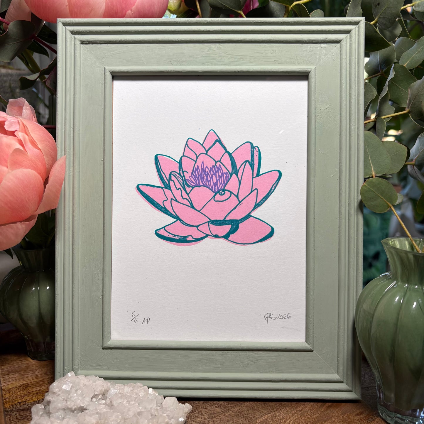 Waterlily Print A5 (Unframed)