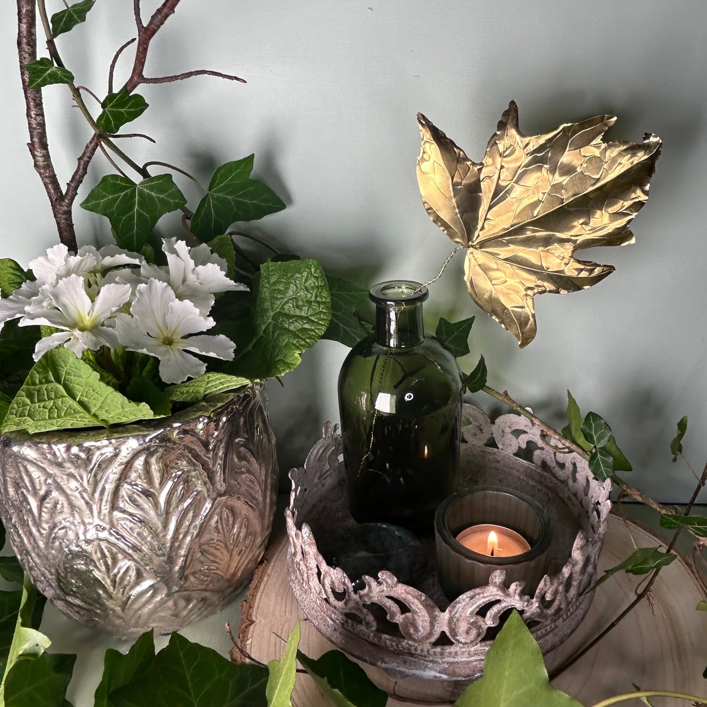 Ivy Leaf Metal Botanic